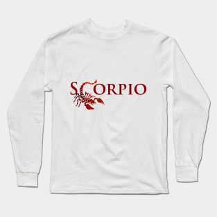 Scorpio Design Long Sleeve T-Shirt